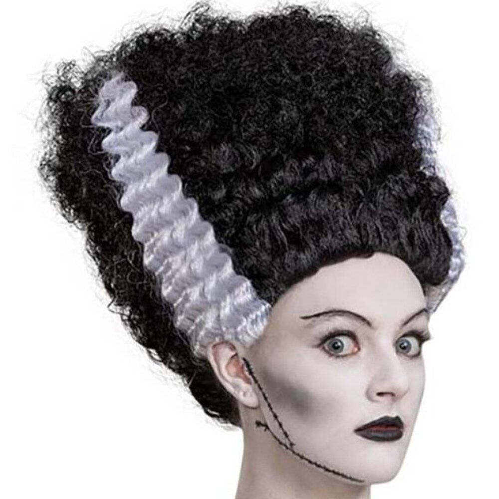 Bride of Frankenstein WIG Halloween Costume Accessory Monsters Universal 14+